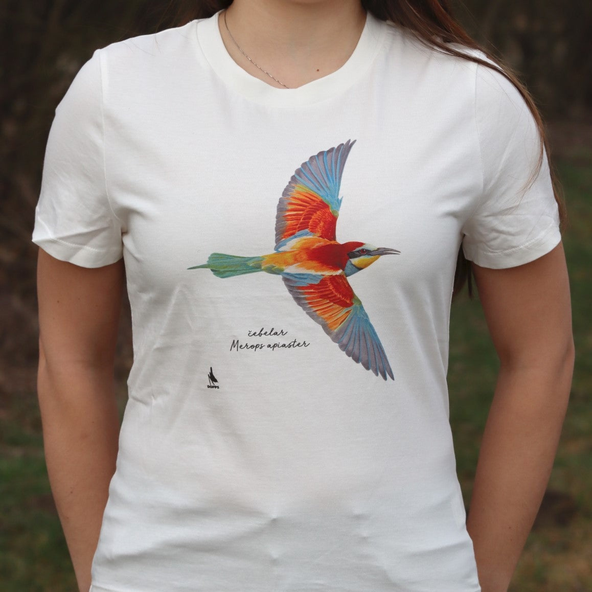 Majica s kratkimi rokavi (bela) - čebelar