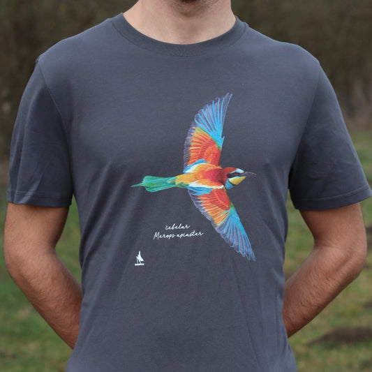 Majica s kratkimi rokavi (siva) - čebelar