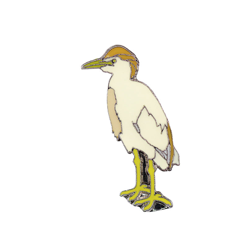 Kovinska značka - kravja čaplja