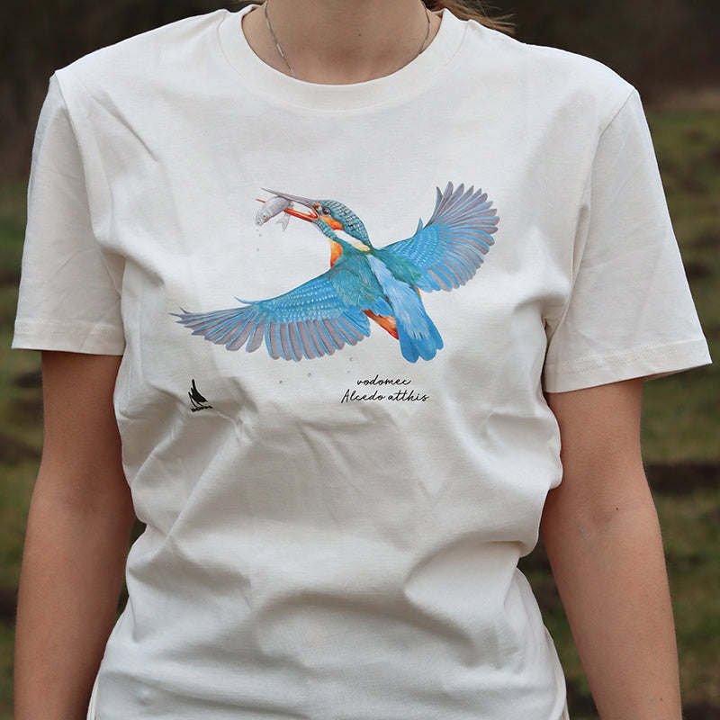 Majica s kratkimi rokavi (bela) - vodomec