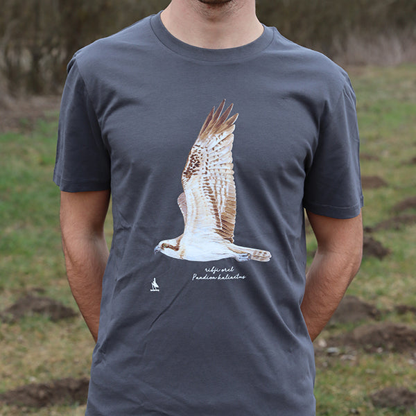 Majica s kratkimi rokavi (siva) - ribji orel