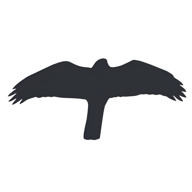 Silhueta ptice - velikost M